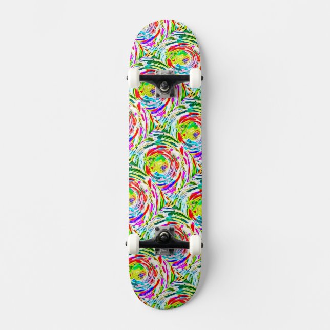 Bright Trendy Skateboard (Front)