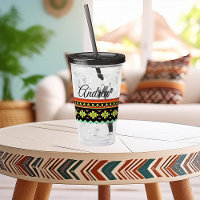 Bright tribal design personalized 