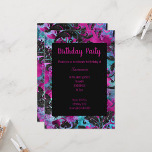 BRIGHT TROPICAL BIRTHDAY INVITATION