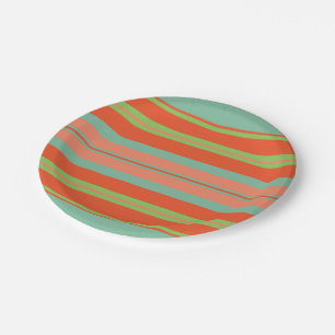 Bright Tropical Paper Plate