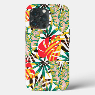 Bright Tropical Pattern iPhone 13 Pro Case