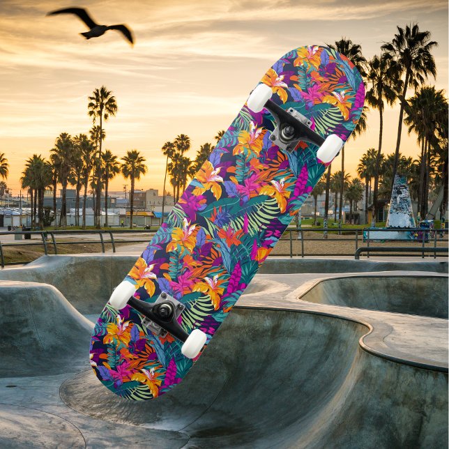 Bright Tropical Summer Skateboard (Bright Tropical - Likoca Beach)