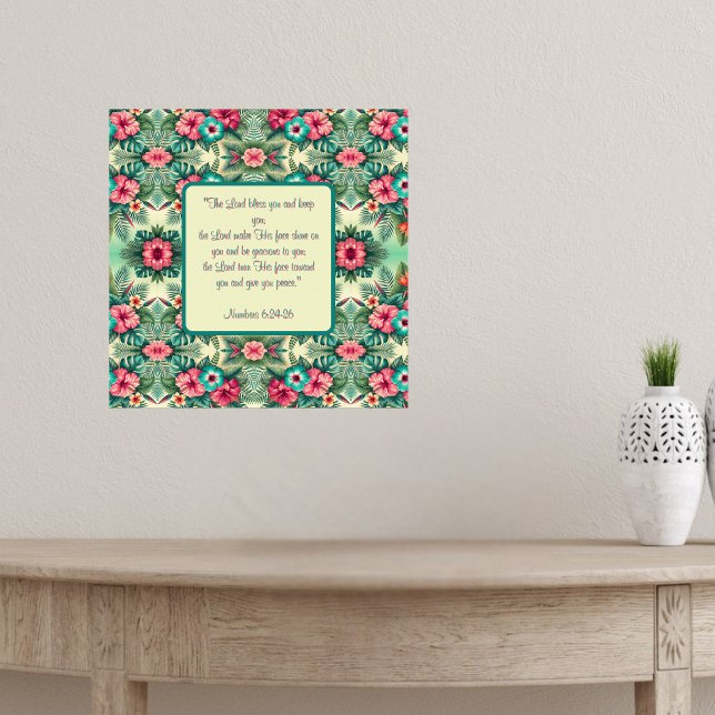 Bright Tropics Blessing  Poster (Creator Uploaded)