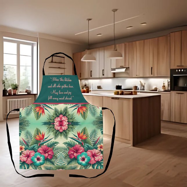 Bright Tropics Customisable Apron (Creator Uploaded)