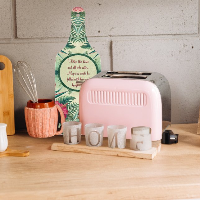 Bright Tropics Customisable  Cutting Board (Creator Uploaded)