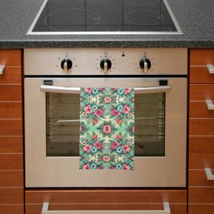 Bright Tropics Tea Towel