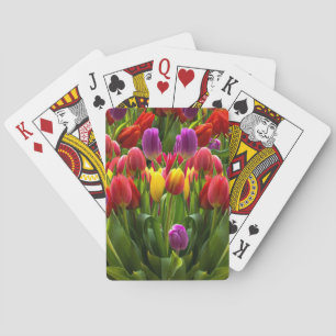 Bright Tulips Playing Cards