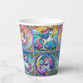 Bright Unicorn Party Cups - set 2