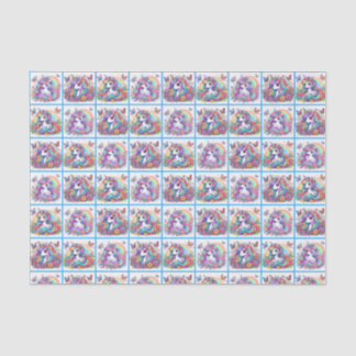 Bright Unicorn Tissue Paper