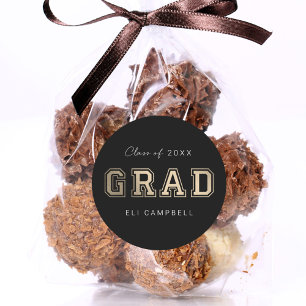 Bright Varsity Graduation Stickers Envelope Seals