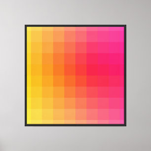 Bright Vibrant Design Canvas Print