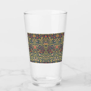 Bright Violet and Columbine (by William Morris) Glass