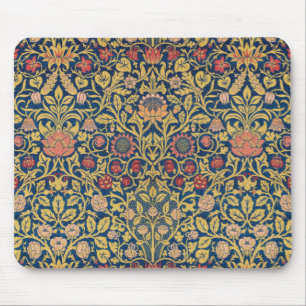 Bright Violet and Columbine (by William Morris) Mouse Mat
