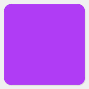 Bright Violet Square Sticker