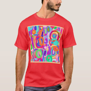 Bright Vivid Colours Pattern T-Shirt