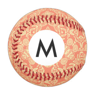 Bright warm background in vintage style. baseball
