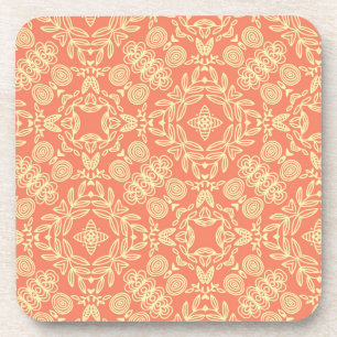 Bright warm background in vintage style. coaster