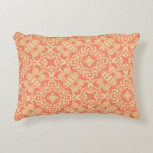 Bright warm background in vintage style. decorative cushion