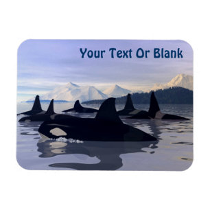 Bright Water Orca Magnet