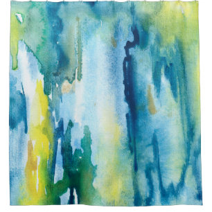 Bright watercolor abstract background. Watercolor  Shower Curtain