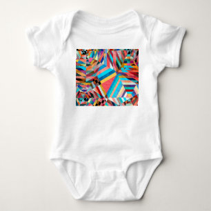 Bright Watercolor: Abstract Fantasy Background Baby Bodysuit