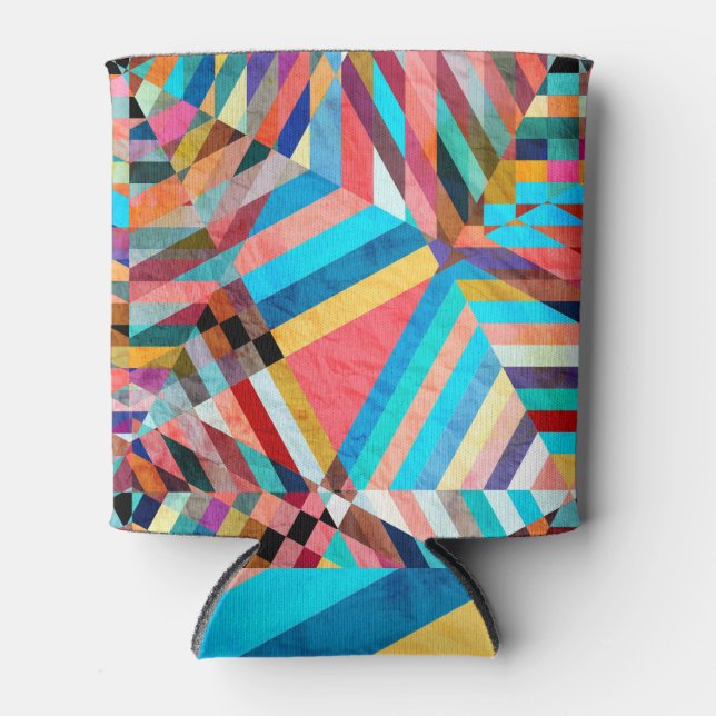 Bright Watercolor: Abstract Fantasy Background Can Cooler (Front)
