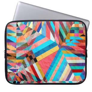 Bright Watercolor: Abstract Fantasy Background Laptop Sleeve