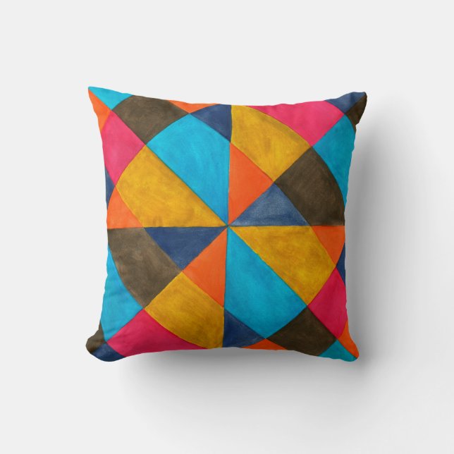 Bright watercolor abstraction. Beautiful cover, ba Cushion (Front)
