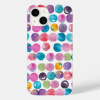Bright Watercolor iPhone Case – Artistic Abstract