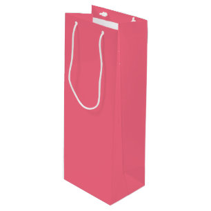 Bright Watermelon Pink - Wine Gift Bag