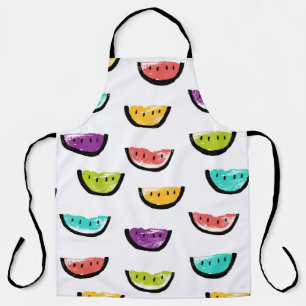 Bright watermelons: colourful seamless pattern. apron