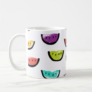 Bright watermelons: colourful seamless pattern. coffee mug
