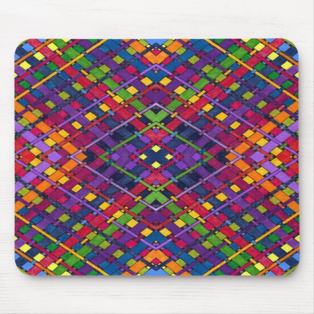 Bright Weave Mouse Mat (Front)