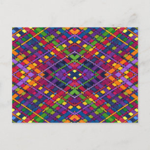 Bright Weave Postcard