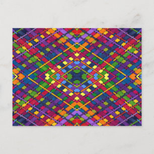 Bright Weave Postcard