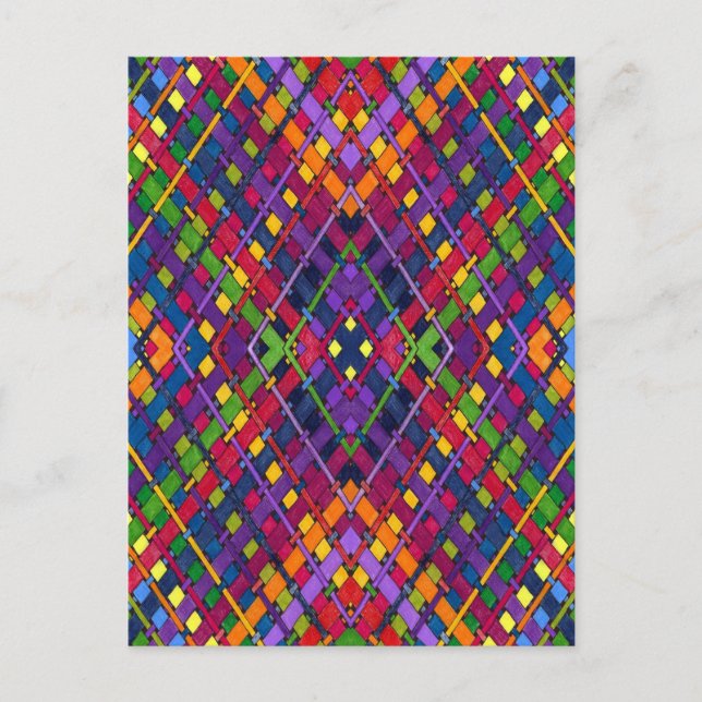 Bright Weave Postcard (Front)