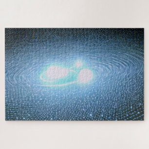 Bright White Light Stars in Sky Jigsaw Puzzle