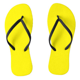 Bright Yellow, Cadmium Yellow Flip Flops