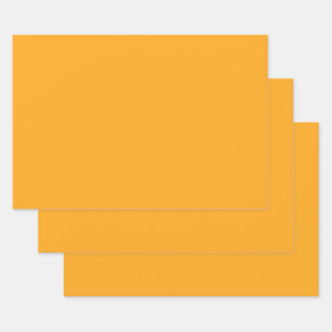  Bright yellow (Crayola) (solid color)  Wrapping Paper Sheet