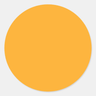  Bright yellow (Crayola) (solid colour)  Classic Round Sticker