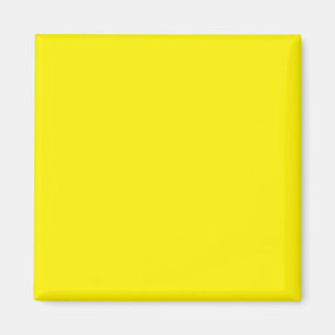 Bright Yellow #FFF3000, Banana Yellow Magnet