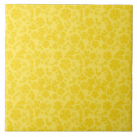 Bright Yellow Floral Pattern