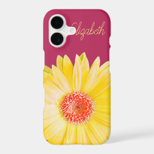 Bright Yellow Gerber Daisy Photo   Personalised