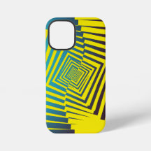 Bright Yellow Green Abstract Jungle Style Pattern