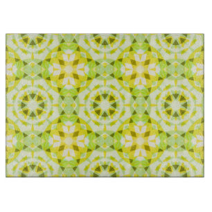 Bright Yellow Green Summer Star Dopamine Decor Cutting Board