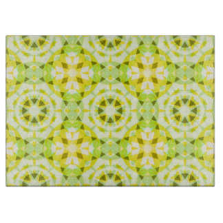 Bright Yellow Green Summer Star Dopamine Decor Cutting Board