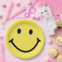 Bright Yellow Happy Smiling Face 