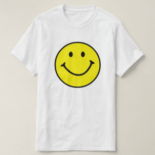 Bright Yellow Happy Smiling Face  T-Shirt