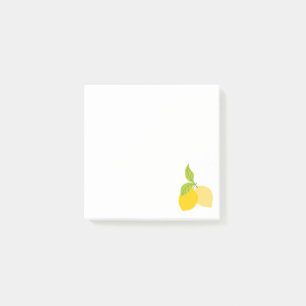 Bright Yellow Lemons Post-It Notes
