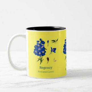Bright yellow mug bluebonnets Regency Romance